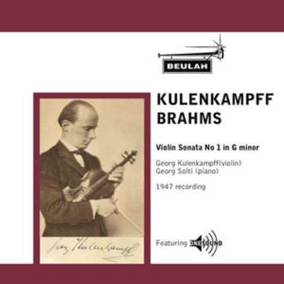 Product picture Brahms Violin Sonata No1 in G major - 2nd mvt Kulenkampff