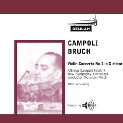 Product picture Bruch Violin Concerto No. 1 in G minor 1st movement Campoli